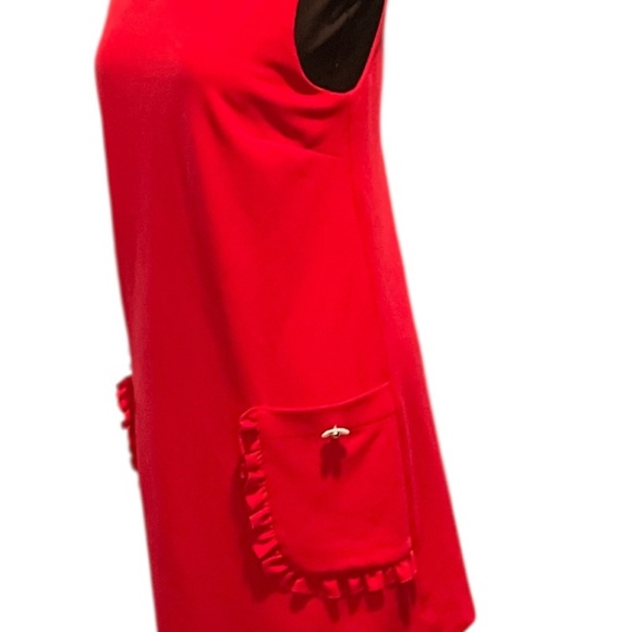 SCAPA Lauren Perre Women's Red Casual Dress, Small - Picture 8 of 8